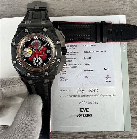 audemars piguet royal oak offshore limited edition singapore gp 2008|royal oak offshore chronograph price.